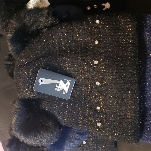 Winter Fur Beanie Sherpa Lined Soft Warm Lux Beanie Single Pom Pom Studded Knit - Picture 16 of 17